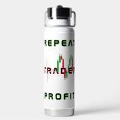 Candlestick Chart Trading Water Flaschen für Händl (Hinten)
