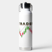 Candlestick Chart Trading Water Flaschen für Händl (Vorderseite)