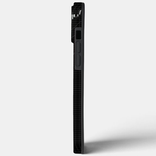 Candlestick-Diagramme Forex Schwarz-Weiß Case-Mate iPhone Hülle (Rückseite / Links)