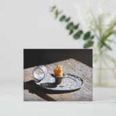Candlestick Holder Antike Postkarte (Stehend Vorderseite)
