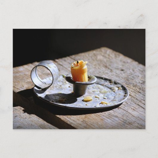 Candlestick Holder Antike Postkarte (Vorderseite)