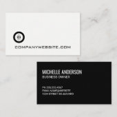 Candlestick-Logo Visitenkarte (Vorne/Hinten)