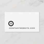 Candlestick-Logo Visitenkarte (Vorderseite)