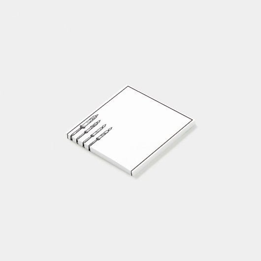 Candlestick Notes Post-it Klebezettel (angewinkelt)