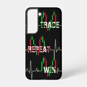 Candlestick Pattern Phone Case - VYBE CORE Samsung Galaxy Hülle