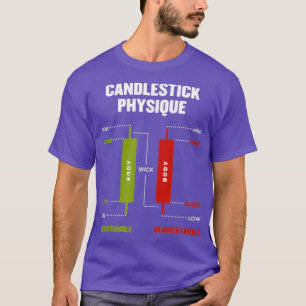Candlestick Physical Stock Market Day Trader T-Shirt