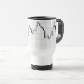 Candlestick Stock Market Financial Chart Reisebecher (VorderseiteRechts)