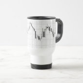 Candlestick Stock Market Financial Chart Reisebecher (VorderseiteRechts)