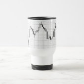 Candlestick Stock Market Financial Chart Reisebecher (Mittel)