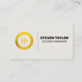 Candlestick-Symbol | Börsenmakler Visitenkarte (Vorderseite)