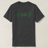 Candlesticks lifeline heartbeat day trader T-Shirt (Design vorne)
