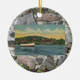 Candlewood Isle Clubhouse Keramik Ornament