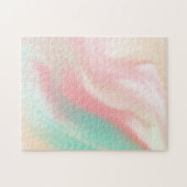 Candy Abstrakt Brush Schlaganfälle Gradient Ombre Puzzle (Horizontal)