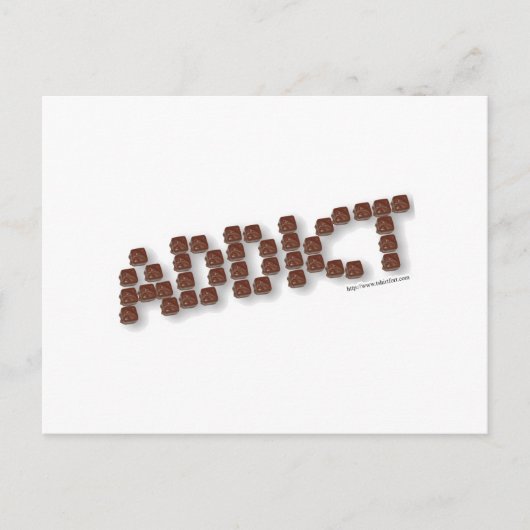 Candy Addict Postkarte (Vorderseite)