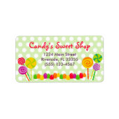 Candy Address Label Adressaufkleber (Vorne)