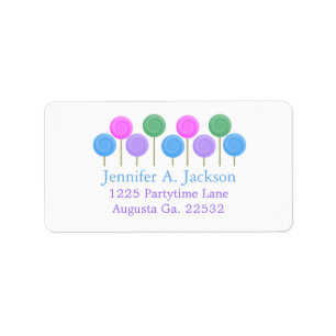 Candy Address Labels Adressaufkleber
