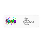 Candy-Adresse (Vorne)