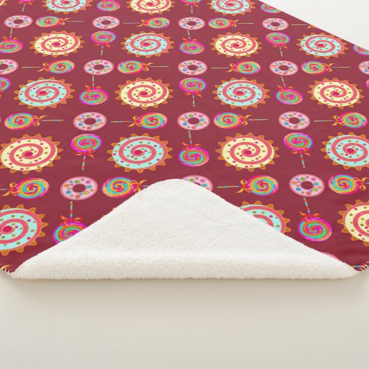 Candy and Cakes Red Sherpadecke (3/4)