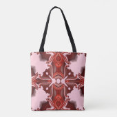 Candy and Currant Red Kaleidoscope Pattern #4 Tasche (Rückseite)