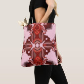 Candy and Currant Red Kaleidoscope Pattern #4 Tasche (Von Nahem)