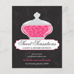Candy and Dessert Buffet Flyer