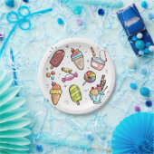 Candy and ice cream pappteller (Party)
