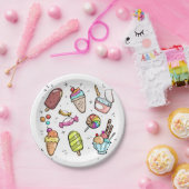Candy and ice cream pappteller (Party)