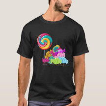 Candy and Lollipop T - Shirt: Sweet Happy