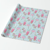 Candy and Sugar Pattern Geschenkpapier (Ungerollt)