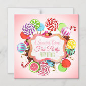 Candy Any Event Magneteinladung (Vorderseite)