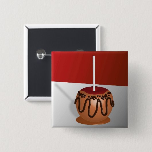 Candy Apple Button (Vorne & Hinten)