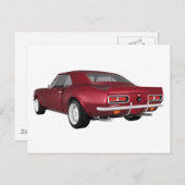 Candy Apple Camaro SS: 3D-Modell: Postkarte (Vorne/Hinten)