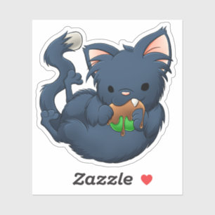 Candy Apple Cat Aufkleber