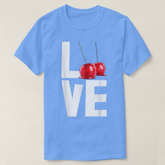 Candy Apple Liebe Funny Candy Dessous Frauen T-Shirt (Design vorne)
