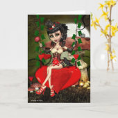 Candy Apple Liebe Gothic Lolita Note Card Karte (Gelbe Blume)
