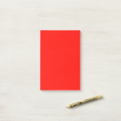 Candy Apple Red Bold Matching Color Post-it Klebezettel (Auf Schreibtisch)
