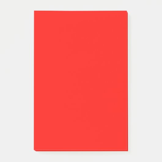 Candy Apple Red Bold Matching Color Post-it Klebezettel (Vorderseite)