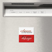 Candy Apple Red Dishwasher Magnet (In Situ (Geschirrspüler))