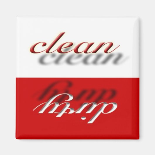 Candy Apple Red Dishwasher Magnet (Vorne)