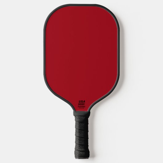 Candy Apple Red Herbst Saison solide Farbe Pickleball Schläger (Vorderseite)