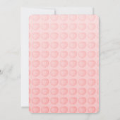 Candy Apple Red Letterpress Apple Einladung (Rückseite)