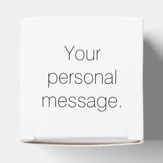 Candy Apple Red Letterpress Apple Geschenkschachtel (Oben)