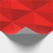 Candy Apple Red Pyramids Geschenkpapier (Ecke)