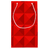 Candy Apple Red Pyramids Kleine Geschenktüte (Rückseite)