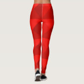 Candy Apple Red Pyramids Leggings (Rückseite)