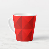 Candy Apple Red Pyramids Milchtasse (Linke Ecke)