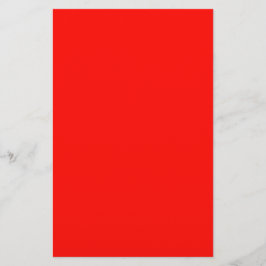 Candy Apple Red Solid Color Briefpapier