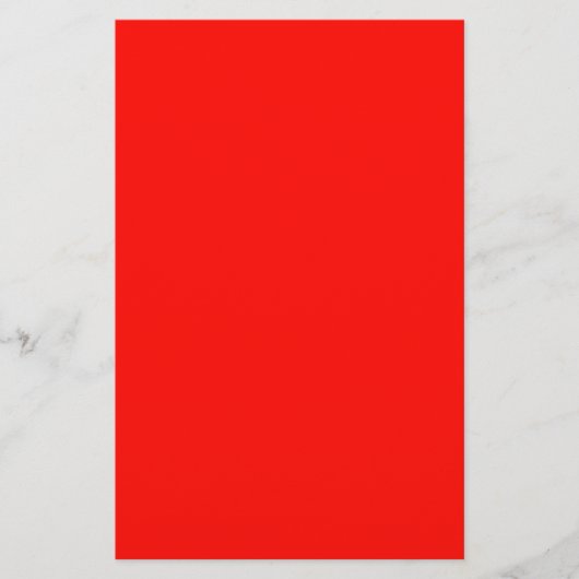 Candy Apple Red Solid Color Briefpapier (Vorderseite)