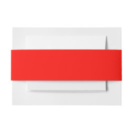 Candy Apple Red Solid Color Einladungsbanderole
