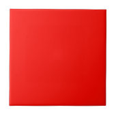 Candy Apple Red Solid Color Fliese (Vorderseite)